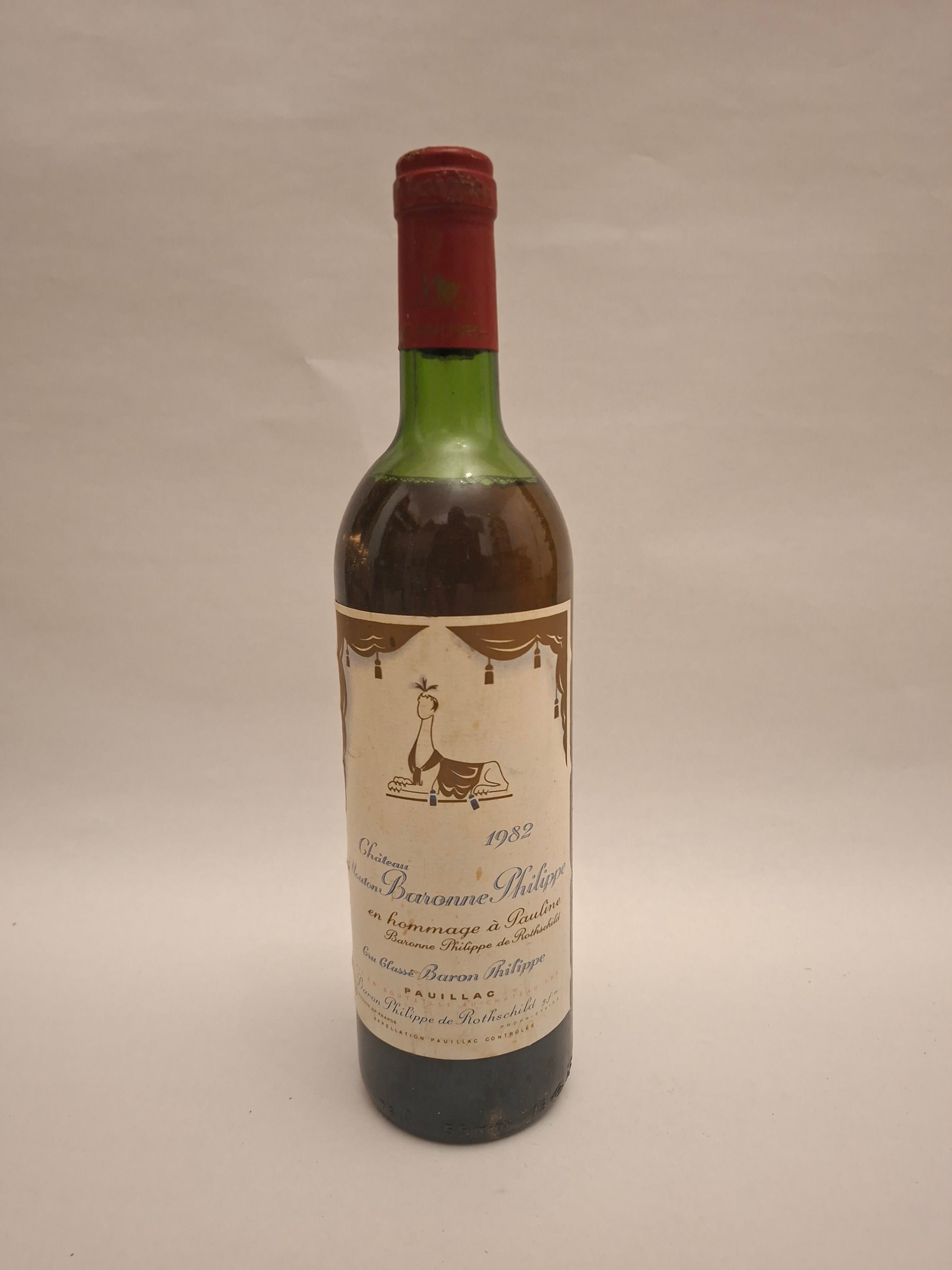 Château d'Armailhac Mouton Baronne Philippe 1982 — Pauillac