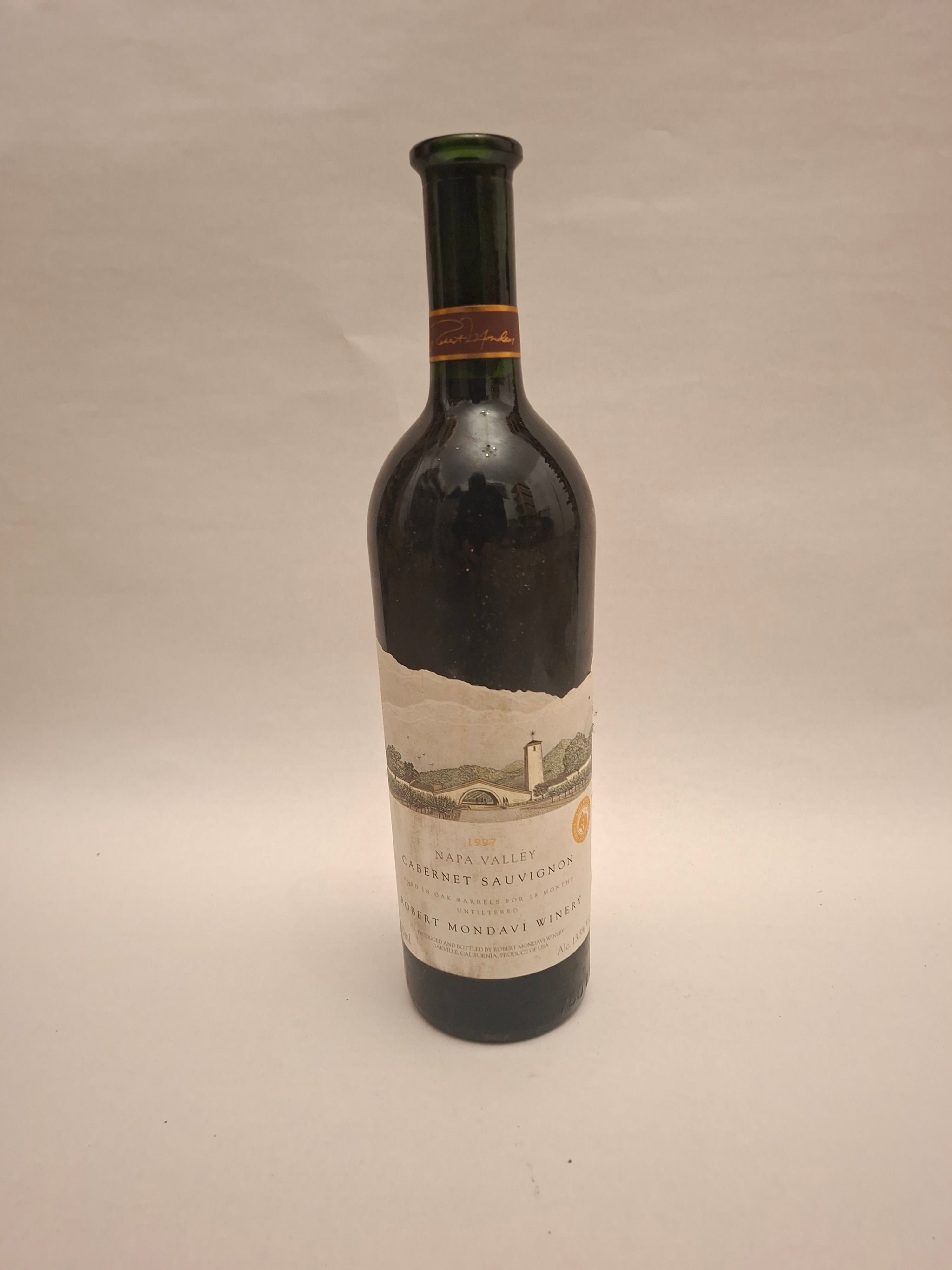Robert Mondavi Cabernet Sauvignon Unfiltered 1997 — Napa Valley
