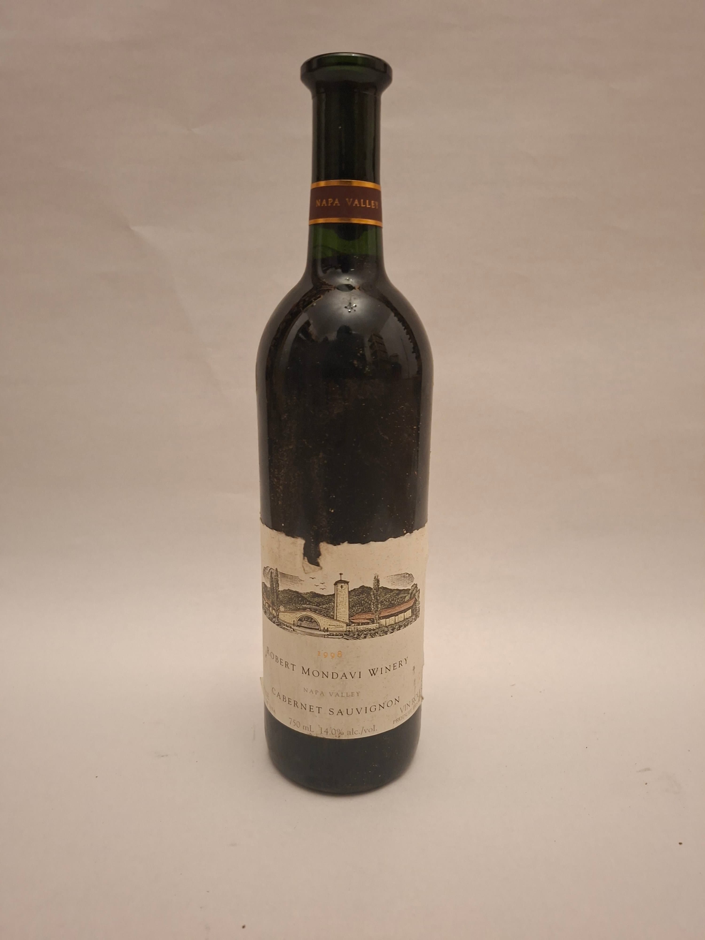 Robert Mondavi Napa Valley Cabernet Sauvignon 1998 — Napa Valley