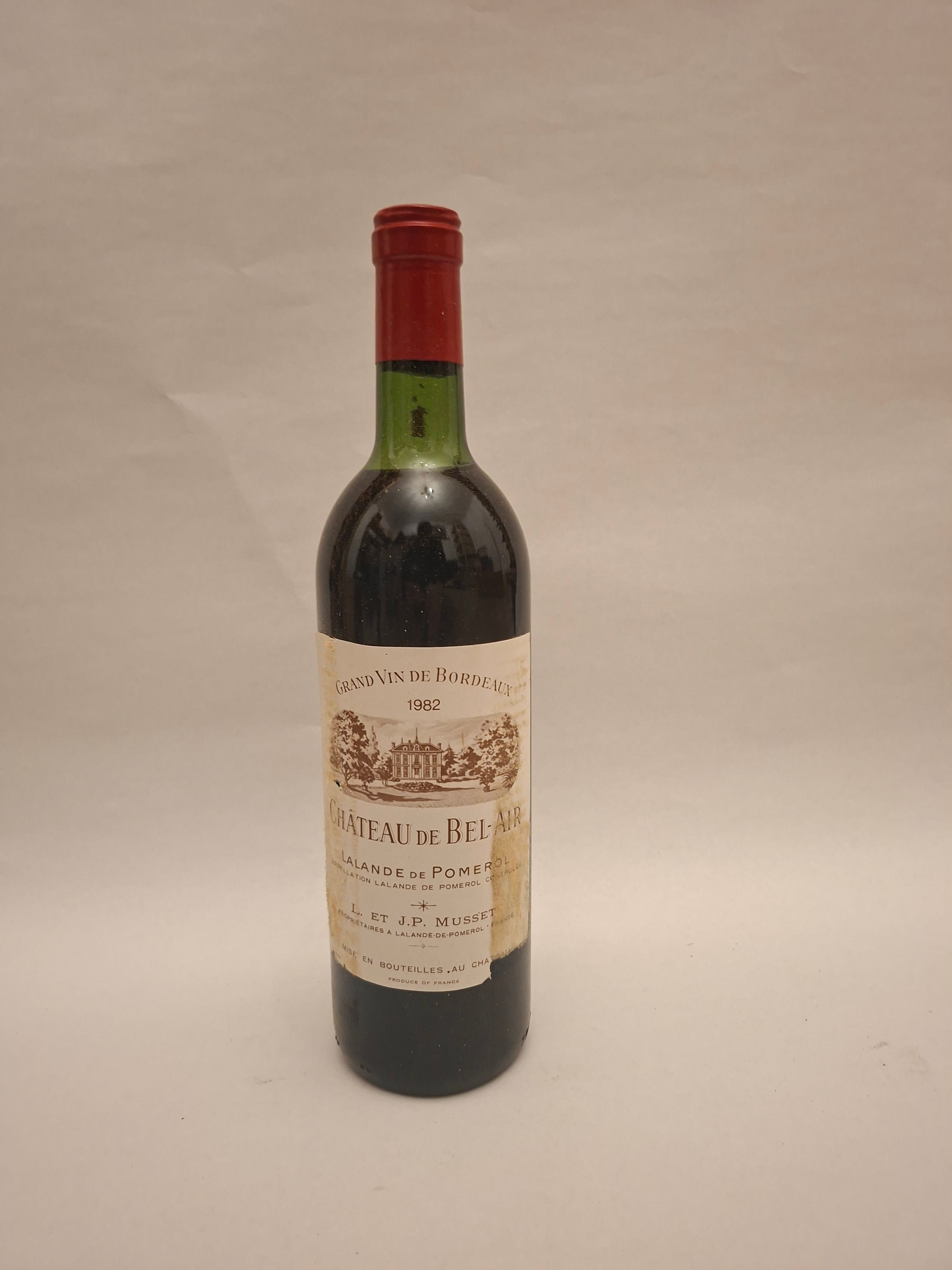 Château de Bel-Air Lalande-de-Pomerol 1982 — Lalande-de-Pomerol