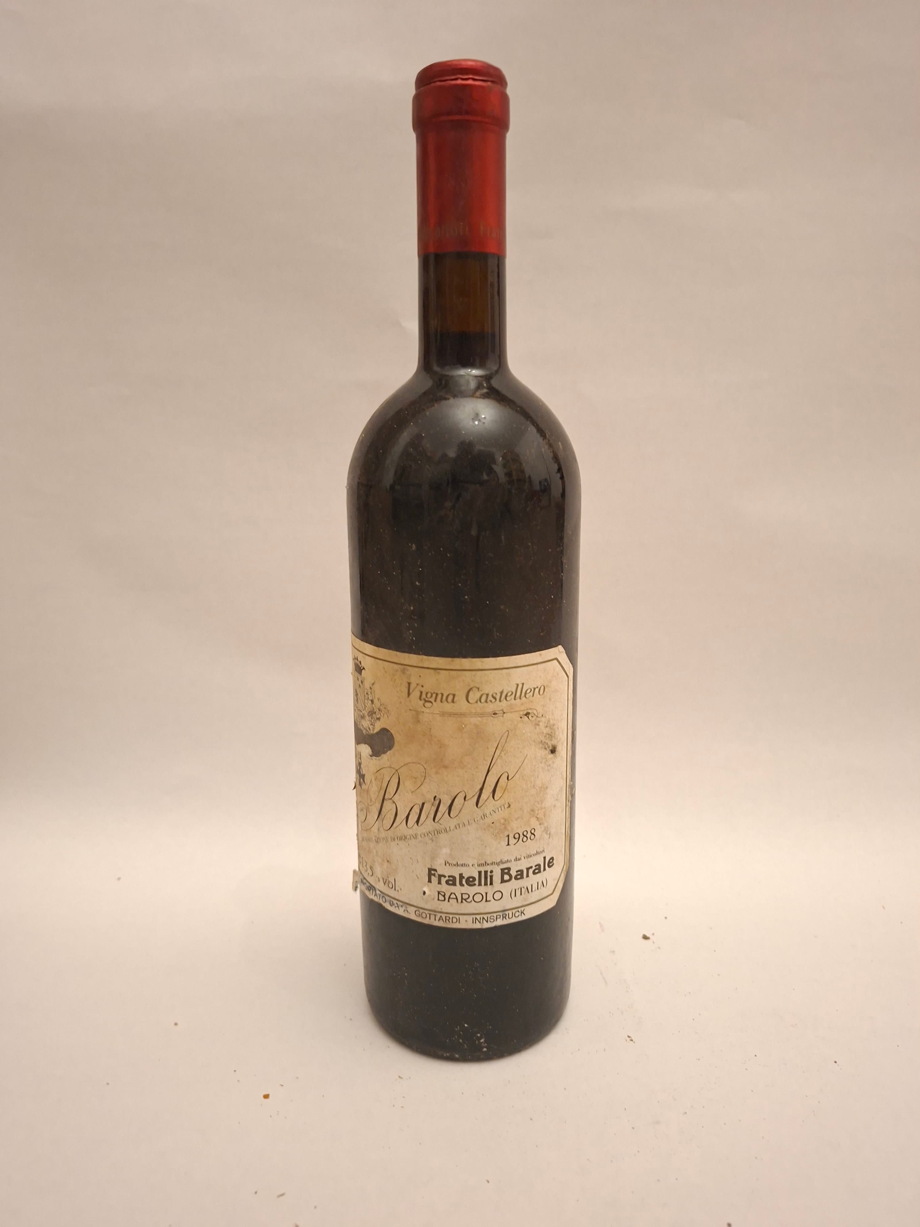 Fratelli Barale Barolo Vigna Castellero 1988 — Barolo, Piemont