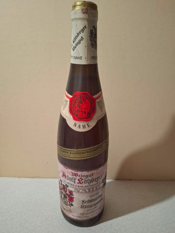 Weingut Adolf Lötzbeyer Feilbingerter Königsgarten Bacchus 1987 — Nahe