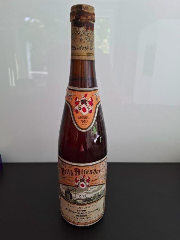 Fritz Allendorf Oestricher Lenchen Riesling Kabinett 1979 — Rheingau