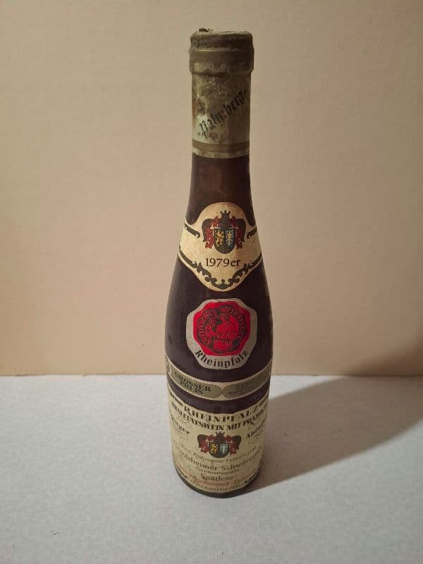 Winzergenossenschaft Palmberg Laumersheim Gerolsheimer SchwarzerdeGewürztraminer Spätlese 1979 — Rheinpfalz