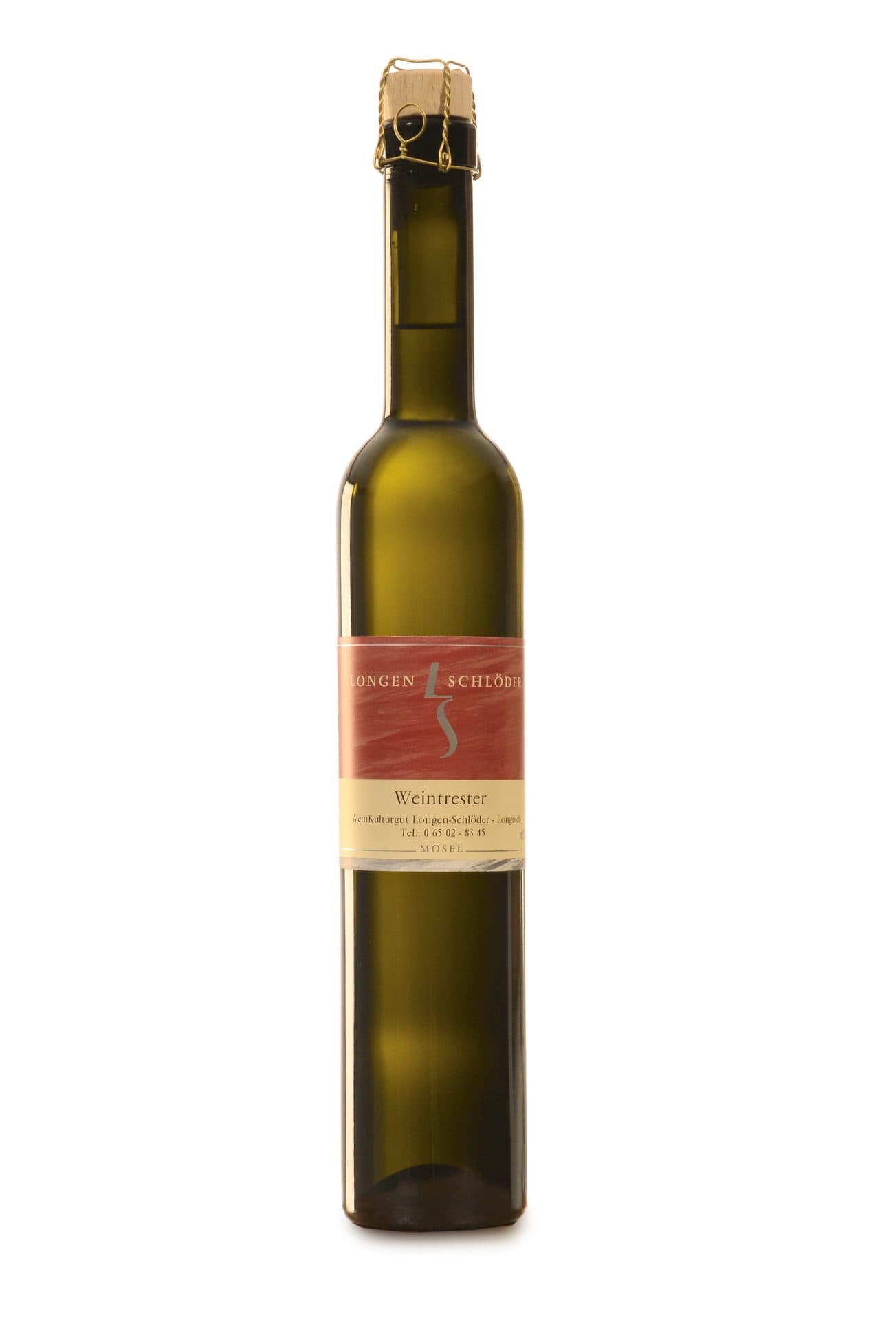 Longen-Schlöder Longuicher Weintrester, 45 Vol% — Mosel