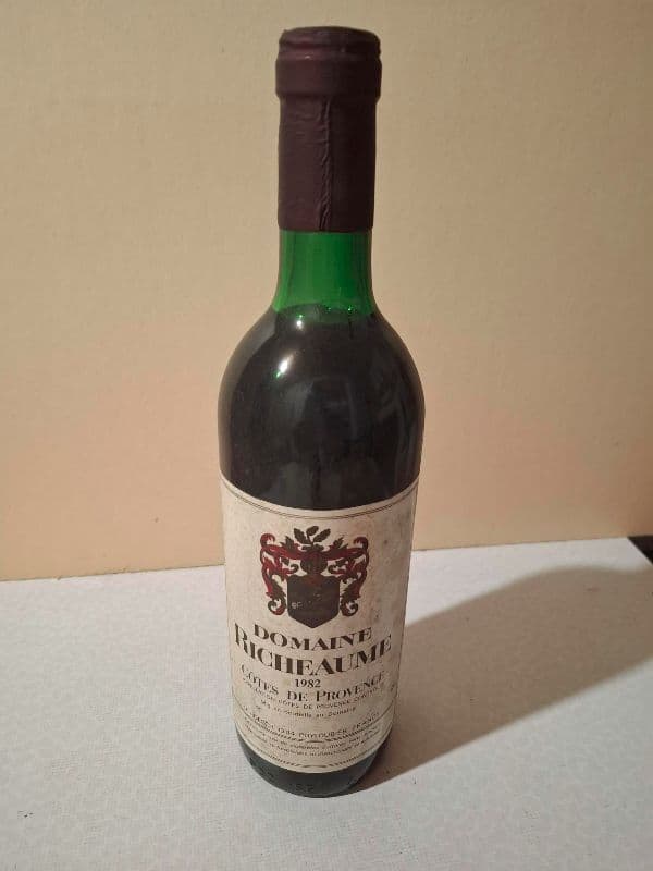 Domaine Richeaume Tradition Cotes de Provence 1982 — Côtes de Provence