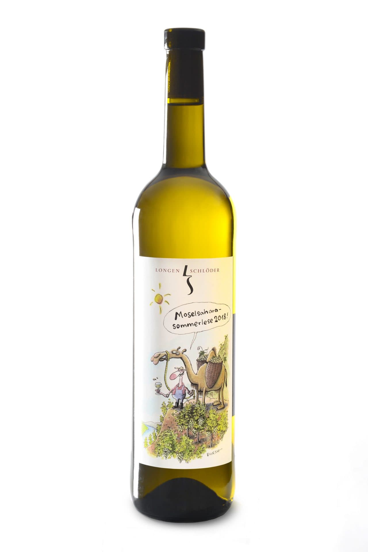 Longen-Schlöder 2023 Riesling Moselsahara Künstleredition Burkhard Fritsche BURKH 2023 — Mosel