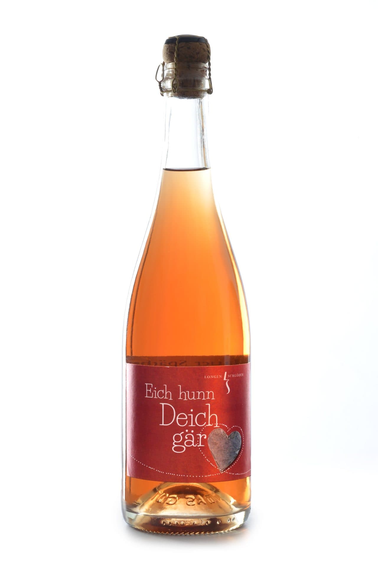 Longen-Schlöder Pinot Noir – Merlot Cuvée Rosé Sekt brut Künstleredition „Eich hunn deich gär“ — Mosel
