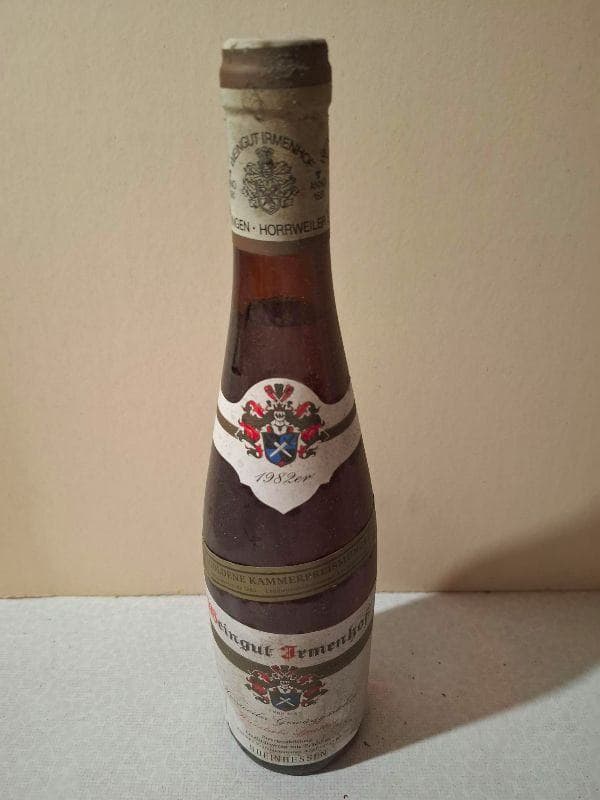 Weingut Irmenhof Horrweiler Gewürzlgärtchen Huxelrebe Spätlese 1982 — Rheinhessen