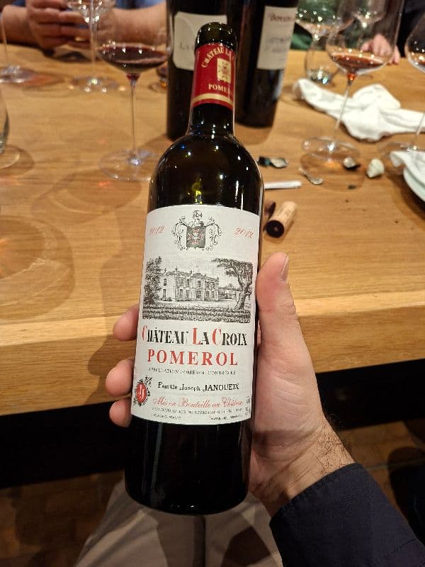 Etikett von Château La Croix