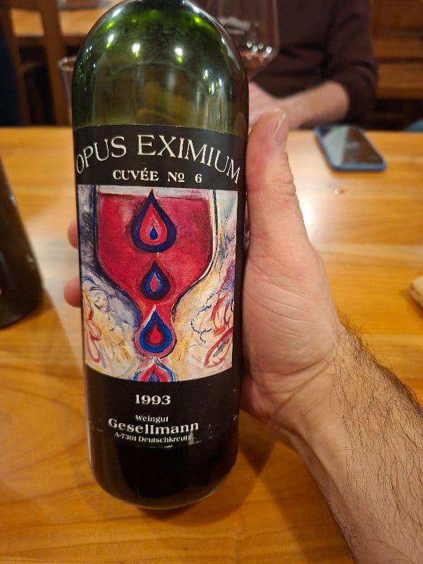 Etikett von Opus Eximium Cuvée Nº 6