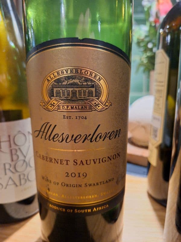 Etikett von Cabernet Sauvignon